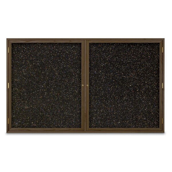 Sliding Door Indoor Enclosed Corkboard, 7